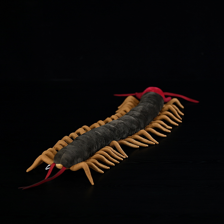 Chinese Red-Headed Centipede Stuffed Plush Toy