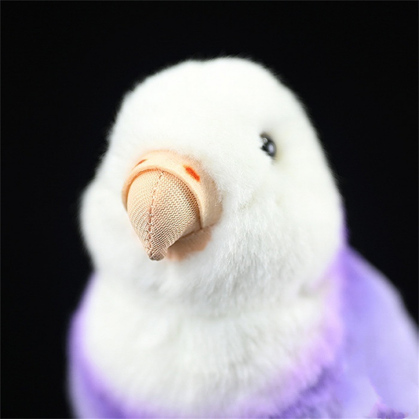 Purple Lovebird Soft Stuffed Plush Toy