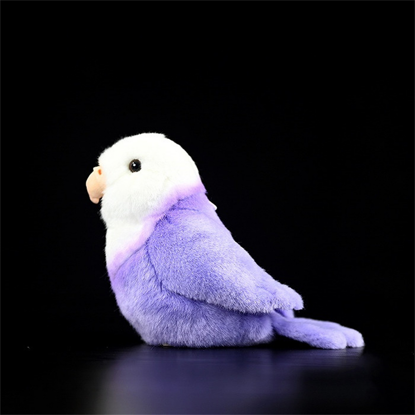 Purple Lovebird Soft Stuffed Plush Toy