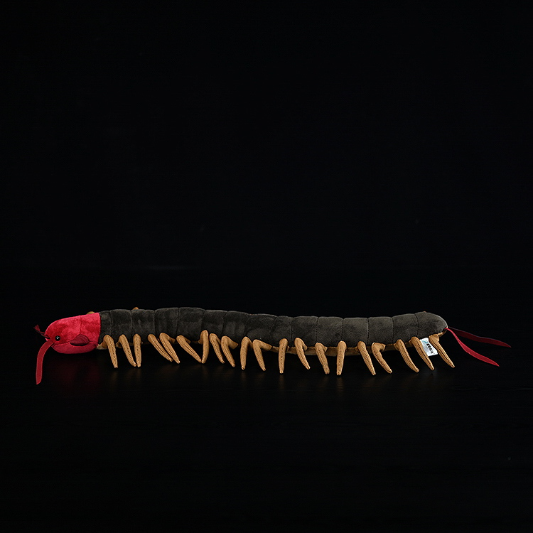 Chinese Red-Headed Centipede Stuffed Plush Toy