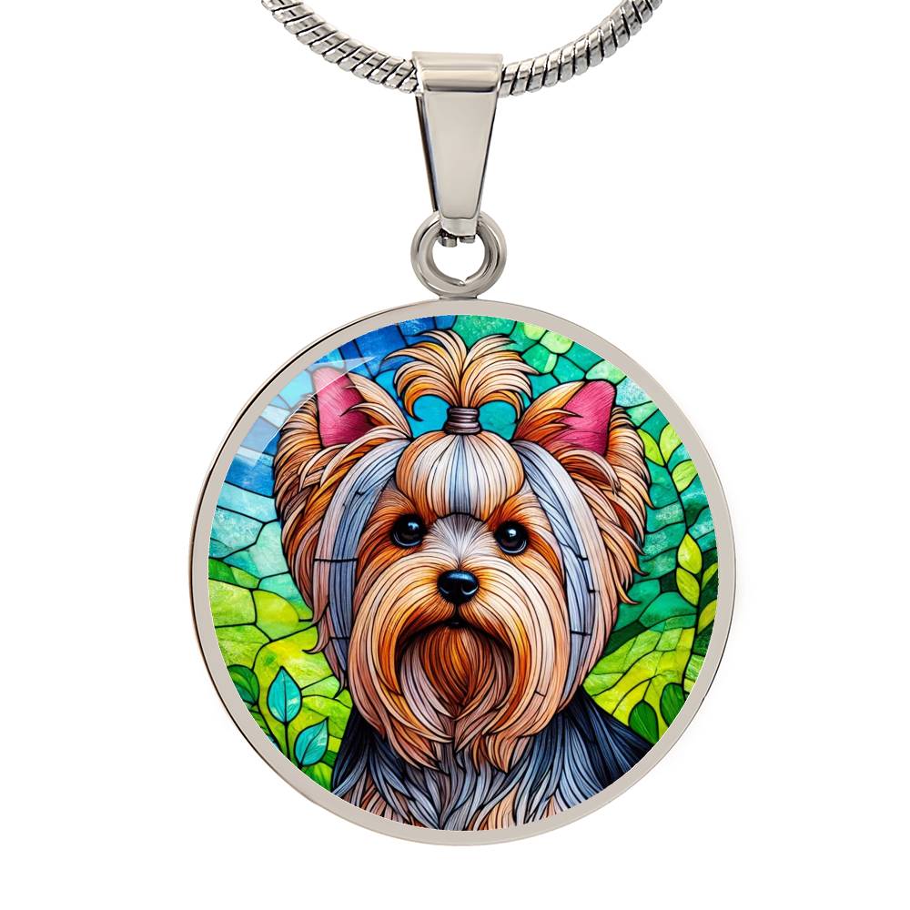 The Adorable Yorkie Pendant Necklace