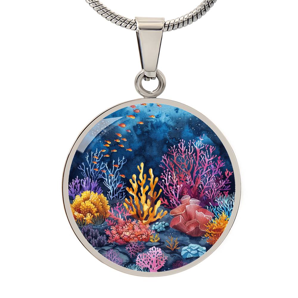 The Reef Circle Pendant Necklace