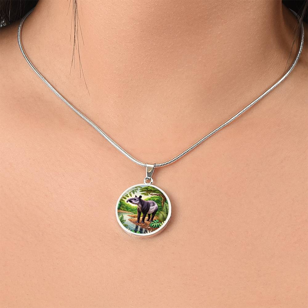 The Tapir Circle Pendant Necklace