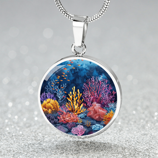 The Reef Circle Pendant Necklace