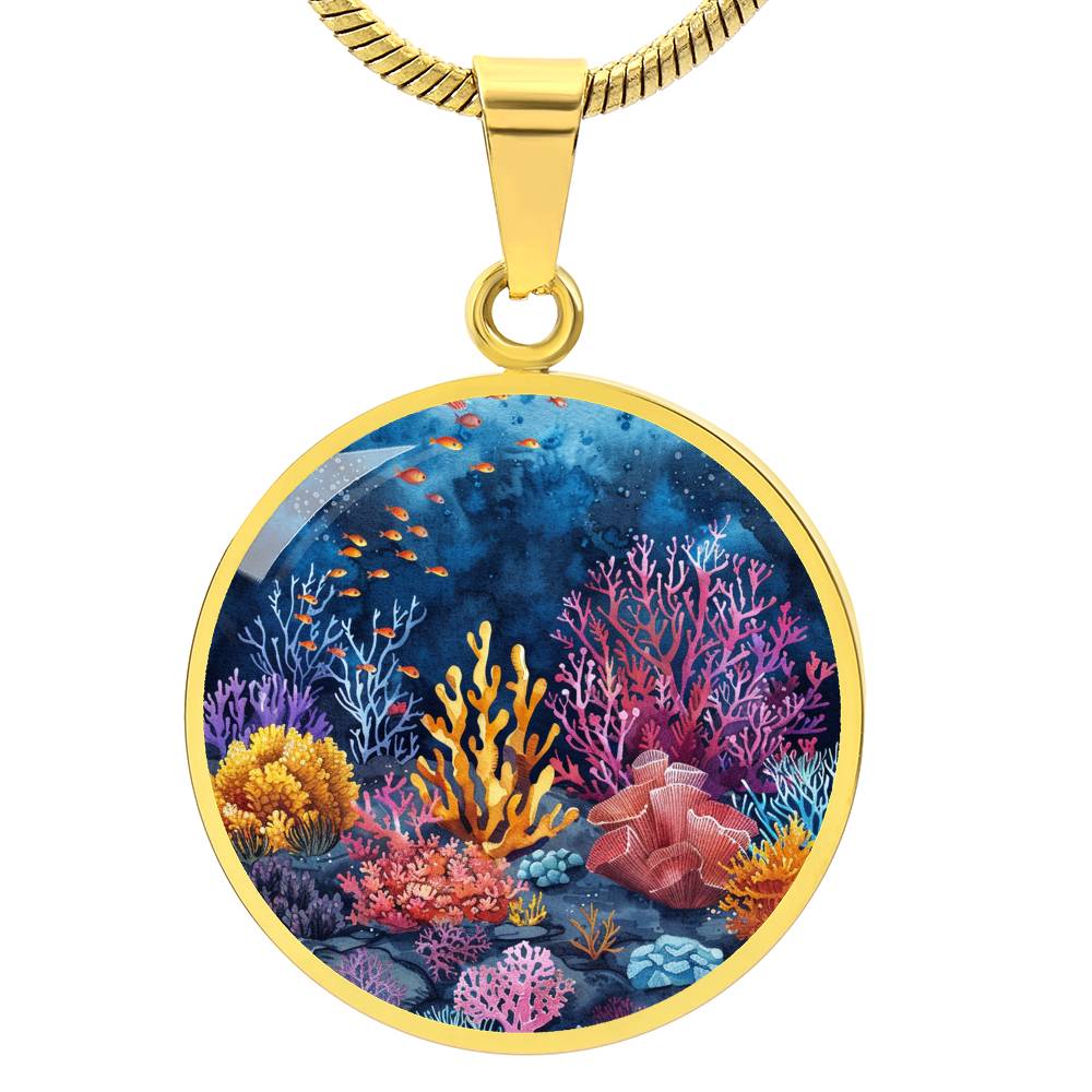 The Reef Circle Pendant Necklace