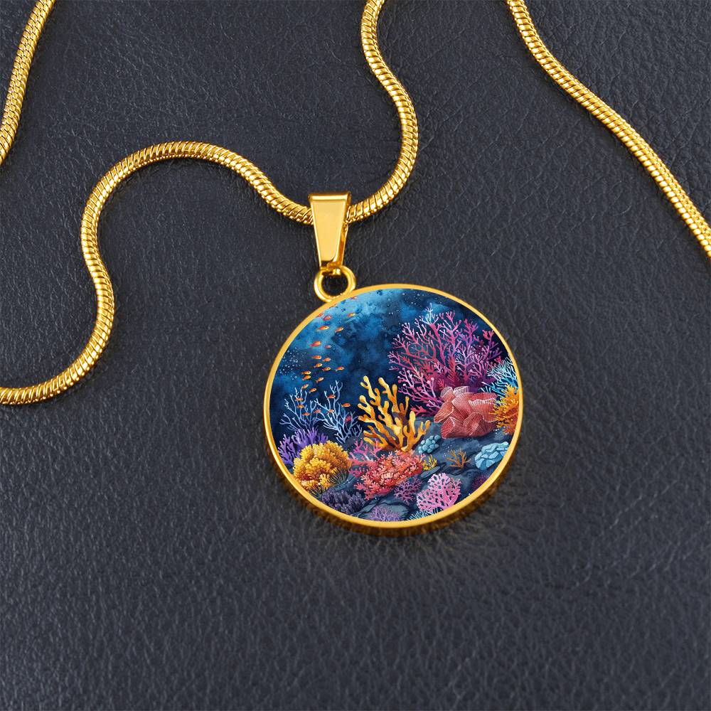 The Reef Circle Pendant Necklace