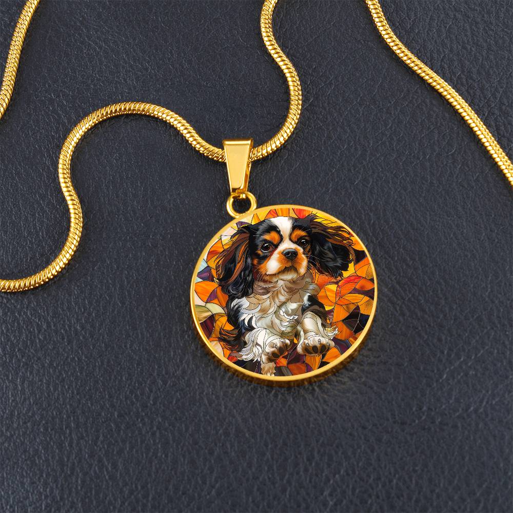 The Cavalier King Charles Spaniel Pendant Necklace Luxury Necklace Gold