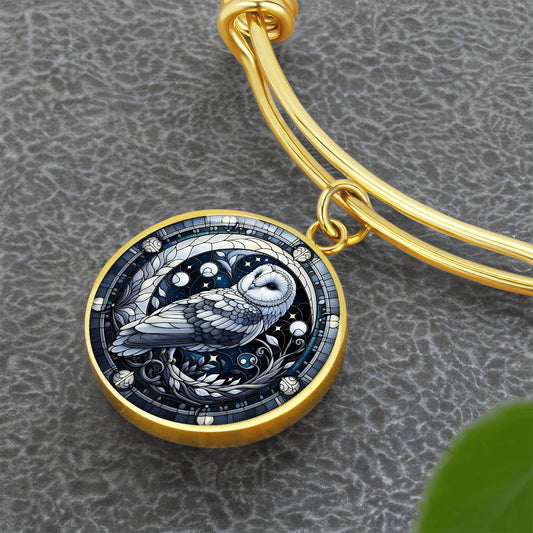 Moon Owl Bangle