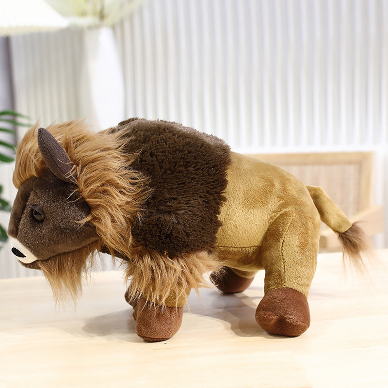 Bison Buffalo Soft Stuffed Plush Toy