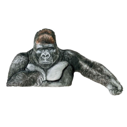 Macho Gorilla Ape Stuffed Hugging Pillow Cushion Toy