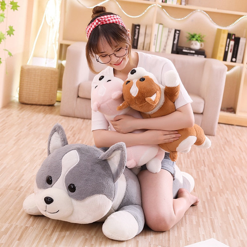 Cute Angel Corgi Dog Plush Toys Stuffed Sleep Animal Dog Pillow Doll –  FMOME TOYS