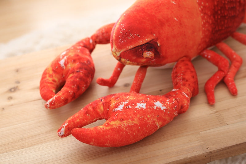 Red Black Lobster Soft Stuffed Plush Toy