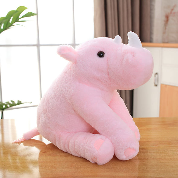 Large Cute Rhinoceros Soft Stuffed Animal Plush Toy