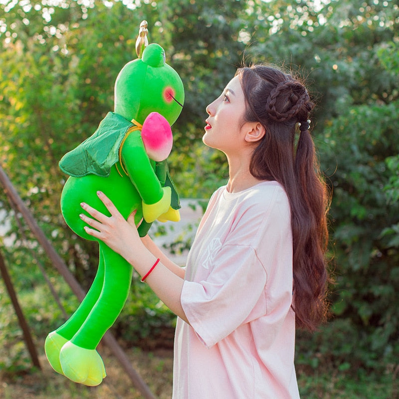 Large Prince Princess Frog Soft Stuffed Plush Toy