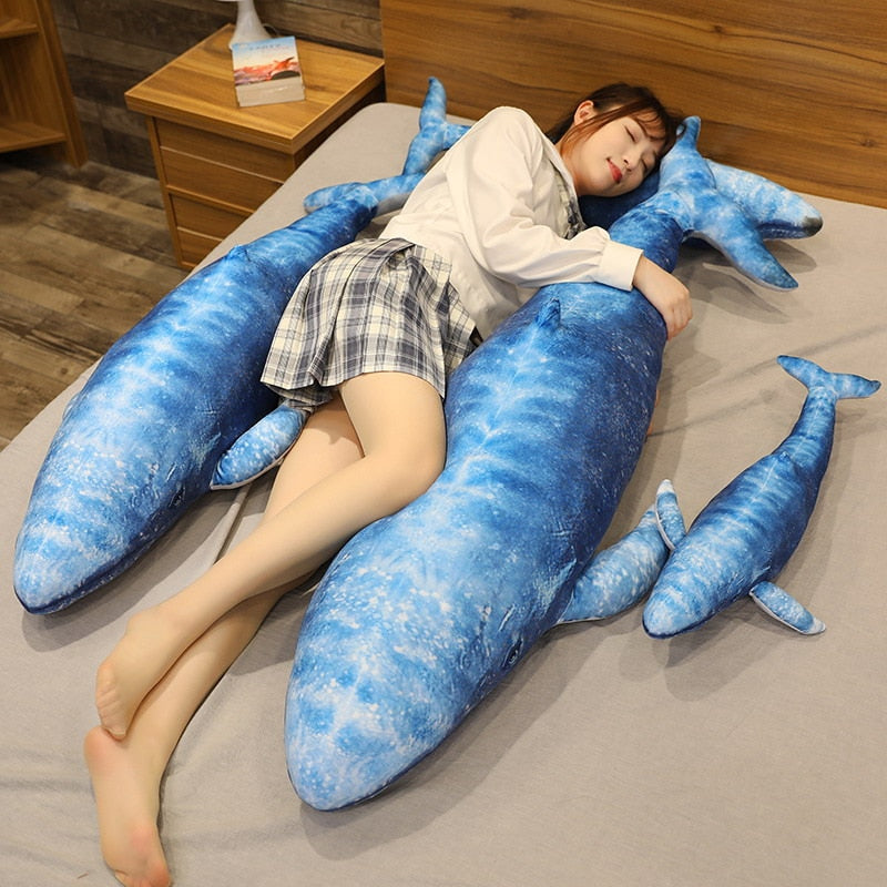 Giant Lifelike Blue Whale Soft Stuffed Plush Toy – Gage Beasley