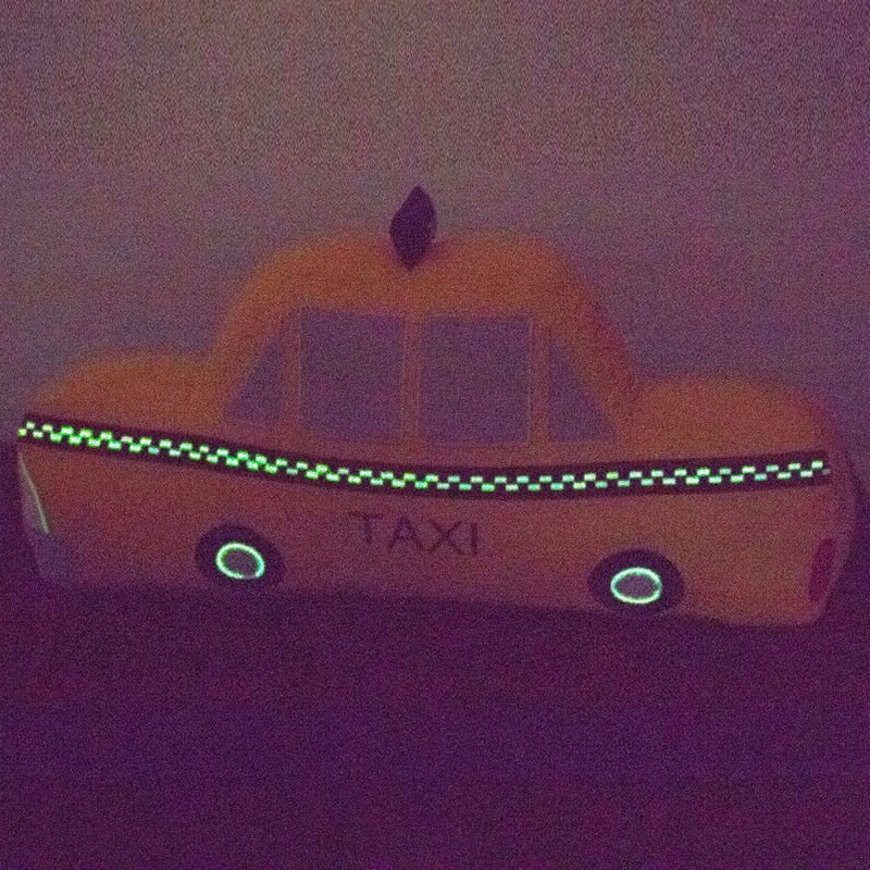 Yellow Taxi Pillow Soft Stuffed Plush Toy