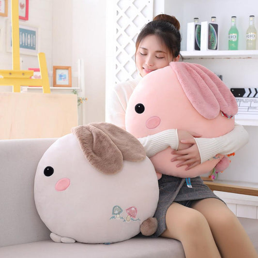 Long Ears Round Rabbit Bunny Stuffed Plush Toy