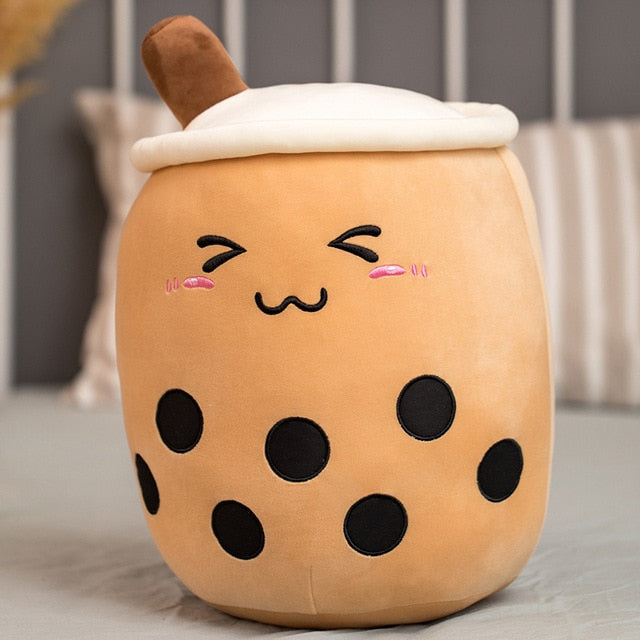 Boba Bubble Milk Tea Pillow Weiches Plüschtier