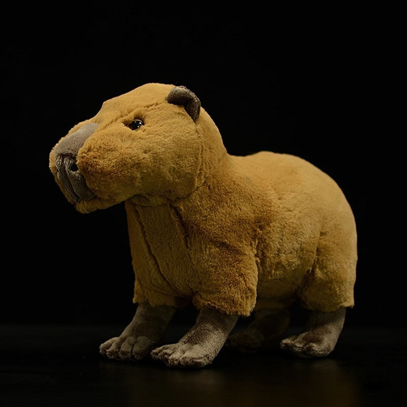 Cartoon-Plüsch-Capybara-Figur, Spielzeug, dekoratives Capybara-Stofftier