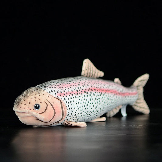 Rainbow Trout Fish Soft Stuffed Plush Toy