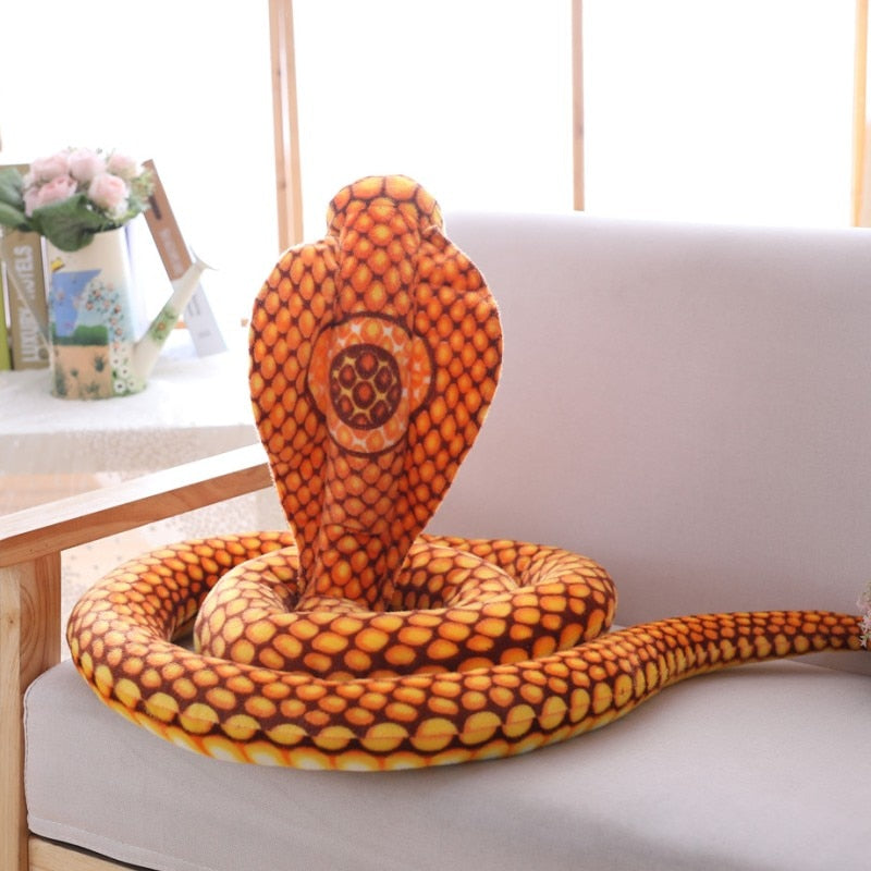 Jucărie de plus umplută Cobra Snake